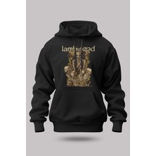Buzagi Lamb Of God Oversize Kapüşonlu Unisex Şardonlu Sweatshirt