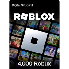 Roblox Robux 4000 Gift Card 40 Usd Eksik Yüklenmede I A D E G A R A N T I L I