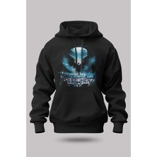 Buzagi Testament Oversize Kapüşonlu Unisex Şardonlu Sweatshirt