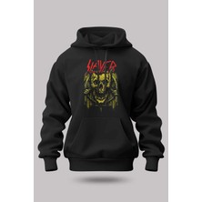 Buzagi Slayer Oversize Kapüşonlu Unisex Şardonlu Sweatshirt