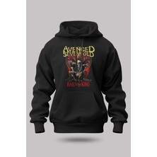 Buzagi Avenged Sevenfold Oversize Kapüşonlu Unisex Şardonlu Sweatshirt