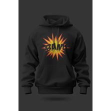 Buzagi Bam! Oversize Kapüşonlu Unisex Şardonlu Sweatshirt