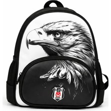 Beşiktaş Lisanslı Karakartal Anaokulu Çantası - Su Itici Kumaşlı Küçük Boy Kreş ve Okul Sırt Çantası