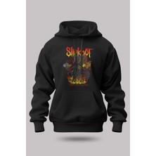 Buzagi Slipknot Oversize Kapüşonlu Unisex Şardonlu Sweatshirt