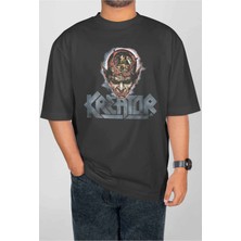 Buzagi Kreator Dijital Baskı Oversize Unisex Tişört