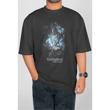 Buzagi Iron Maiden Dijital Baskı Oversize Unisex Tişört