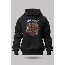 Buzagi Motörhead Oversize Kapüşonlu Unisex Şardonlu Sweatshirt