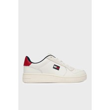 Tommy Jeans Deri Karışımlı Logolu Sneaker Ayakkabı Erkek Ayakkabı EM0EM01681 Ybl