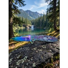 Askerlik Paketi Full Çelik Kasa Gökkuşağı 18CM Cakı