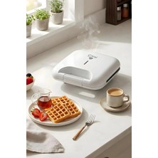 Kiwi KSM-2405W 750 W Waffle Makinesi Beyaz