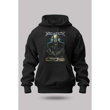 Buzagi Megadeth Oversize Kapüşonlu Unisex Şardonlu Sweatshirt