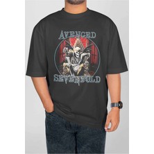 Buzagi Avenged Sevenfold Dijital Baskı Oversize Unisex Tişört