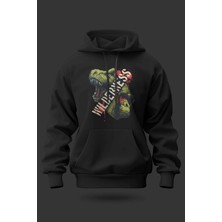 Buzagi Wilderness Oversize Kapüşonlu Unisex Şardonlu Sweatshirt