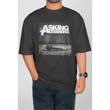Buzagi Asking Alexandria Dijital Baskı Oversize Unisex Tişört