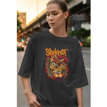 Buzagi Slipknot Dijital Baskı Oversize Unisex Tişört