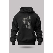 Buzagi Raul Seixas Oversize Kapüşonlu Unisex Şardonlu Sweatshirt