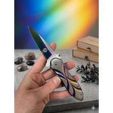 Askerlik Paketi Full Çelik 18CM Cakı Gökkuşağı