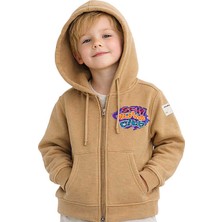 Hupalupa Store Hupalupa Kapüşonlu Sweatshirt Bej Self Love Club 9-10 Yaş