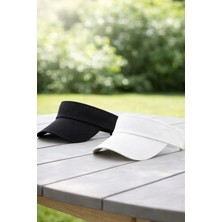 Ritagarcia Ritagarci Unisex 2'li Paket Ayarlanabilir Tenis Vizör Şapka Seti - Güneş Koruyucu Spor Siperlik