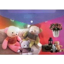 Bafix A4 Çıtçıtlı Dosya Fafayu Desenli Yy-0102 (12 Li Paket)