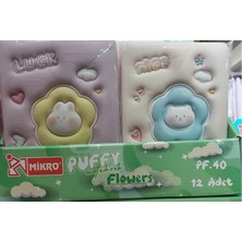 Mikro Not Defteri Puffy Flowers 96 Yaprak Pf-40 (Karışık Renk 1 Adet)