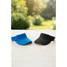 Ritagarcia Ritagarci Unisex 2'li Paket Ayarlanabilir Tenis Vizör Şapka Seti - Güneş Koruyucu Spor Siperlik