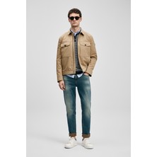 Lufian Oslo Smart Jean Erkek Pantolon Slim Fit Yeşil