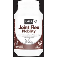Natur Joint Flex Mobility 60 Soft Jel Kapsül (Twist-Off) Kedi Köpek Eklem ve Kıkırdak Vitamini