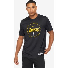 Nike Nba Los Angeles Lakers Legend Practice Tee Black Grafik Baskılı Erkek Tişört Siyah