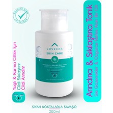 Lovecra Arındırıcı Sıkılaştırıcı Tonik Siyah Nokta Karşıtı Gözenek Sıkılaştırıcı Cilt Bakım Tonik 200 ml