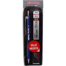 Rotring Okul Seti Versatil Kalem Tikky Retro 0.5+Min Silgi Hediyeli Mavi