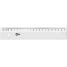 Hatas Mercekli Geniş Büro Cetveli 20 Cm 00151