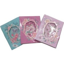 Bafix Kilitli Hatıra Defteri 16.8X21.8C Bj-1904 (Karışık Renk 1 Adet)