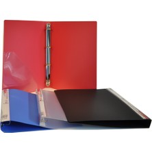 Bafix A4 Halkalı Dosya 4 Halkalı Kırmızı (10 Lu Paket)