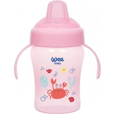 Wee Baby 775 Akıtmaz Bardak Antikolik Kulplu 240 Ml-Pembe