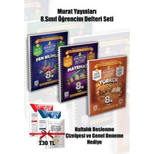 Murat Yayınları Mura Yayınları 2026 Mart Baskısı Türkçe-Matematik- Fen- Öğrencim Defter Serisi Konu Anlatımlı -Hediyeli-
