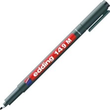 Edding 149M Asetat Kalemi Silgili Permanent M Seri 1 Mm Siyah (10 Lu Kutu)