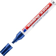 Edding Permanent Markör Kalem Kesik Uçlu 1-5 Mm Mavi ED330003 (10 Lu Paket)
