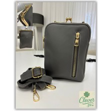 Clover Store Kadın Mini Çanta Telefonluk Şık Tasarım