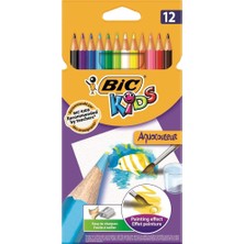 Bic Aquacouleur Kuru Sulu Boya 12 Renk 8575613