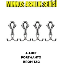 Viva Lüks Krom Portmanto Askılık - Paslanmaz Metal Elbise Askısı