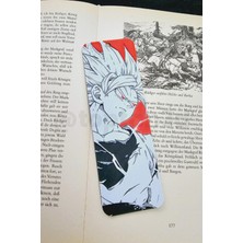 Japon Anime ve Manga Serisi, Dragon Ball, Goku ve Vegeta Kitap Ayracı - 16CM