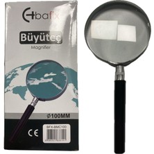 Bafix Büyüteç Cam Metal Çerçeveli 100 Mm Bfx-Bmc100