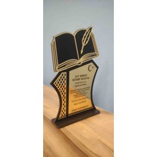 Hayalim Hediyelik  Ahşap &gold Mezuniyet Plaket Kitap  Temalı Isme Özel