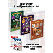 Murat Yayınları 2026 Baskı Türkçe-Matematik-Inkılap Tarihi- Öğrencim Defteri Serisi