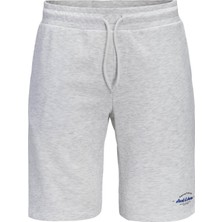 Jack & Jones Jpstgordon Brandon Sweat Shorts Mıd Beyaz Erkek Şort 12292136