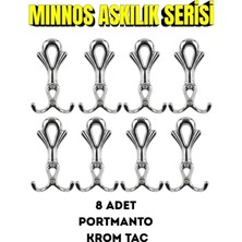 Viva Lüks Krom Portmanto Askılık - Paslanmaz Metal Elbise Askısı