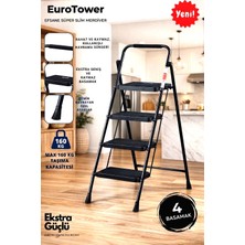 Ertekpa 4 Basamak Siyah Merdiven Geniş Basamaklı Eurotower, Et4