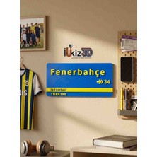 Fenerbahçe Temalı Dekoratif Tabela