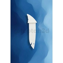 Köpek Balığı Tasarım Kitap Ayracı, Köpek Balığı Figürlü Ayraç, Hediyelik Kitap Ayracı - 11CM